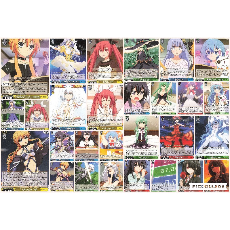 Ora ora  tổng hợp lá bài thẻ bài anime date a live 1 chính hãng nhật card - ảnh sản phẩm 1