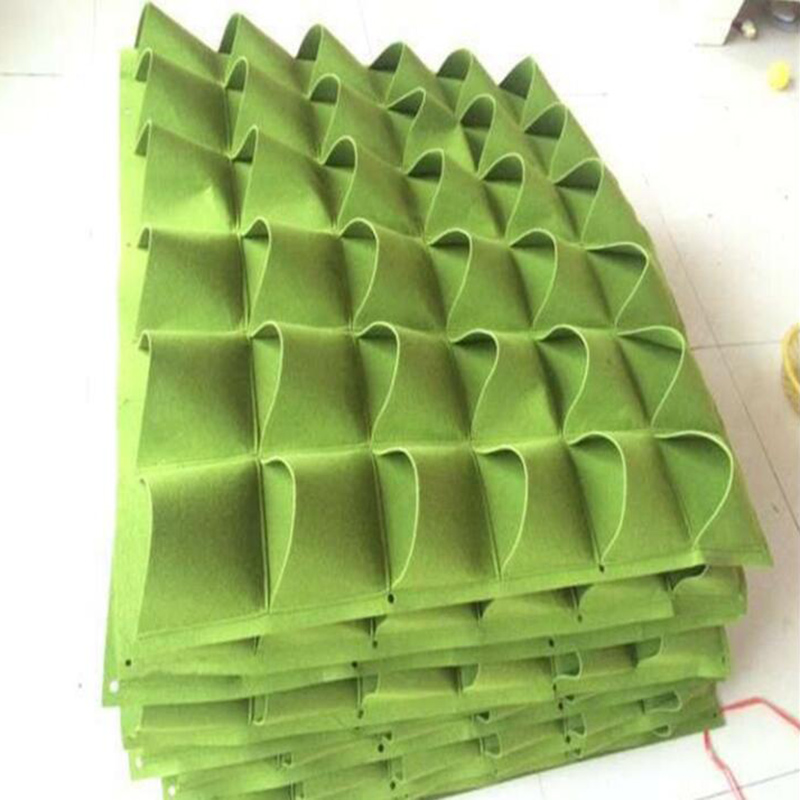 Túi Trồng Cây Treo Tường Dạng Đứng Bằng Vải Tiện Lợi Dành Cho Vườn Nhà