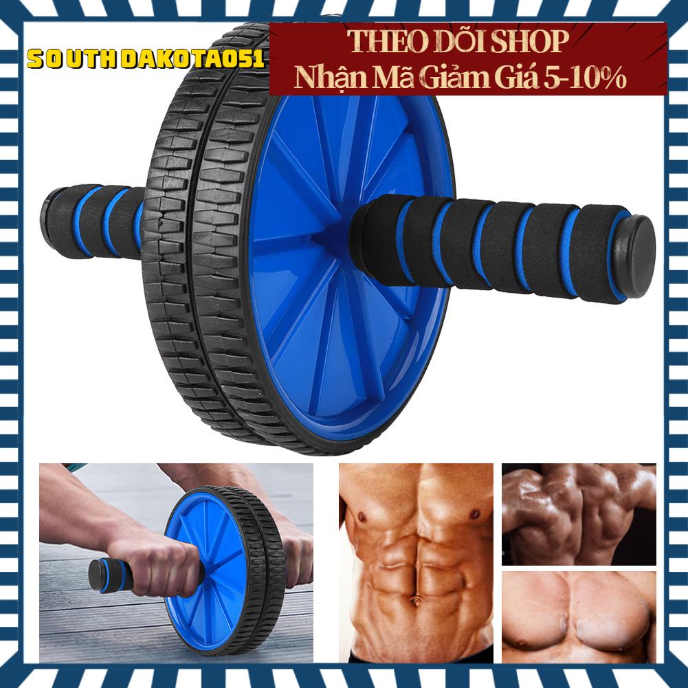 Con Lăn Đôi Đường Kính 18cm Hỗ Trợ Luyện Tập Cơ Bụng Màu Xanh Dương