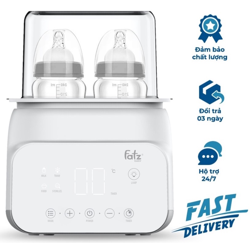 Máy Hâm Sữa Tiệt Trùng Điện Tử Fatz FatzBaby Duo 4 - FB3095MX