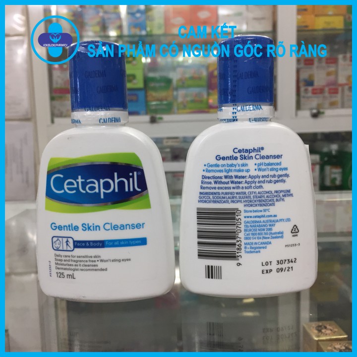 Sữa Rửa mặt Cetaphil Gentle Skin Cleanser ( 125ml)