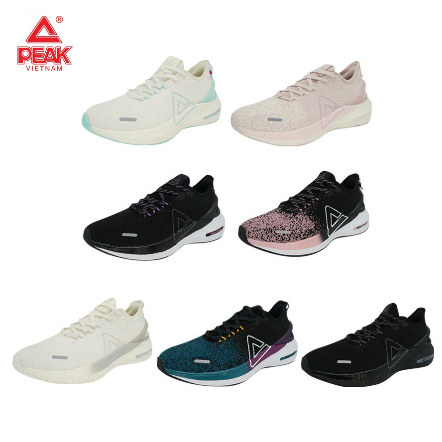 Giày chạy bộ Thời Trang Nữ PEAK Taichi 3.0 Water-Shield màu Đen Trắng EW14628H