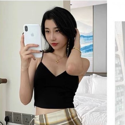 Áo 2 dây mod ngực cát hàn đẹp🥰