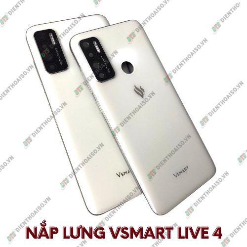 Nắp lưng sườn kính camera vsmart live 4