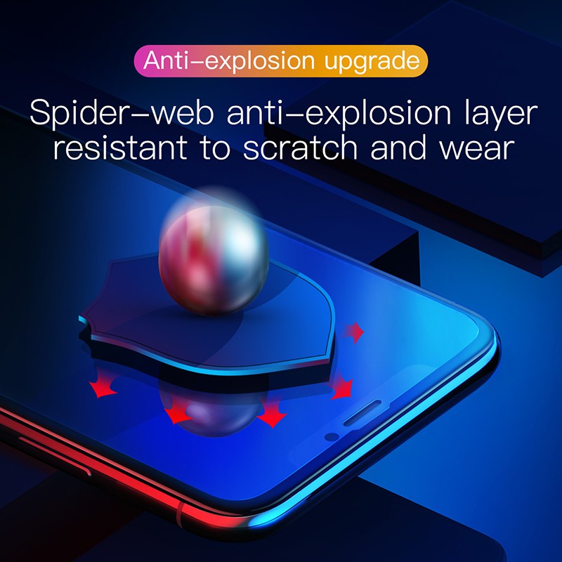Kính cường lực Chống Tia Sáng Xanh Cho 10D Cho iPhone 11 12 13 14 Pro Max X Xs Xr 6 6s 7 8 Plus