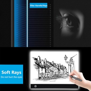 Bảng vẽ có đèn LED khổ A4 kèm cáp USB