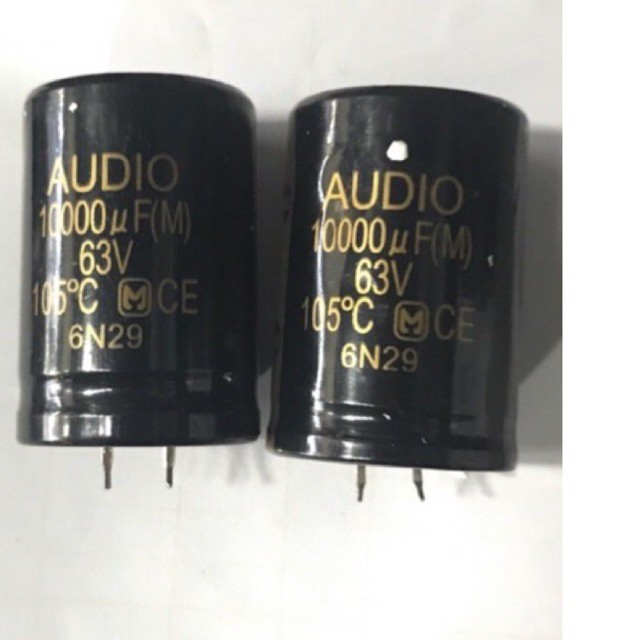 2  Tụ  lọc  10000uf 63V  Audio