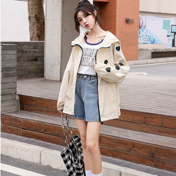 Summer Sunscreen Clothing Women 2021 New Korean Version Of Wild Love Thin Coat Cardigan Breathable Sunscreen Clothing St