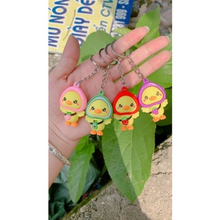 [ 🔥 HOT ITEM 🔥 ] Móc Treo Chìa Khóa Dễ Thương Vịt Đội Mũ Nhiều Mẫu