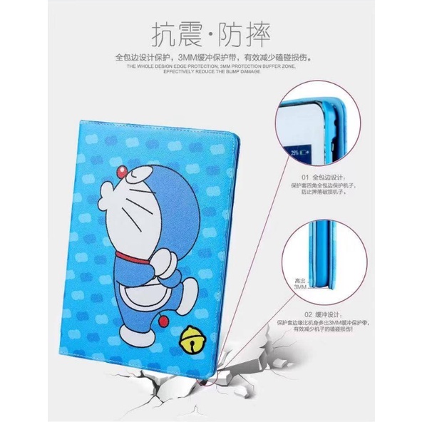 Ốp Lưng Hình Doraemon Cho iPad Air1 2 3 iPad 2 3 4 Mini 5 4 3 2 1