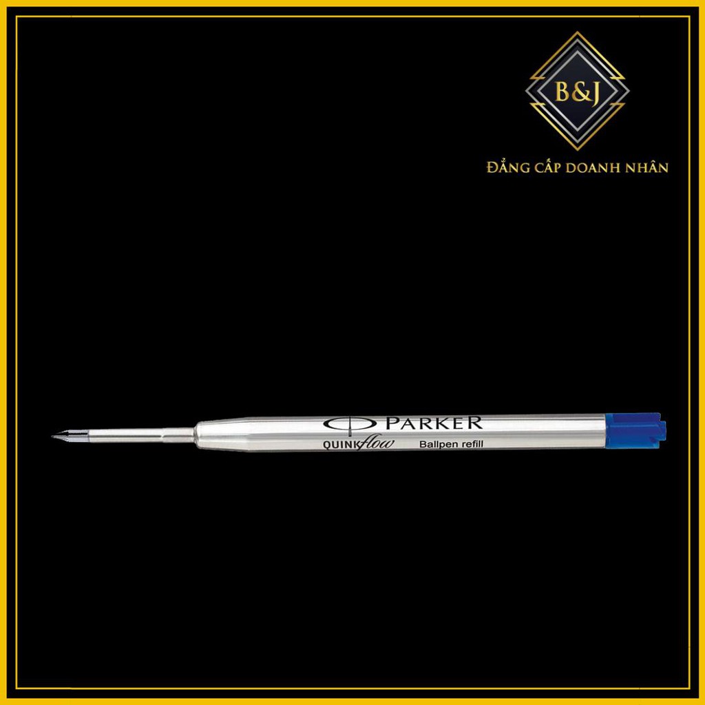 B&amp;J – Ruột (Ống) mực bi cao cấp Parker kích thước ngòi M(0.1mm) thân hợp kim dùng cho bút,viết bi