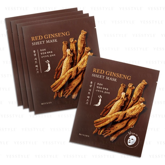 MASK NHÂN SÂM MISSHA RED GINSENG SHEET
