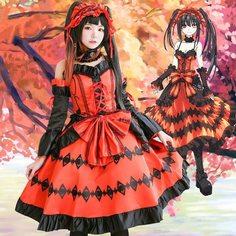 Costume wig Kurumi Tokisaki - Date a Live - Gothic Lolita Quần áo hóa trang [Miu Cosplay]