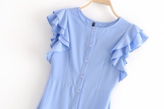 Váy xanh pastel hàng ord