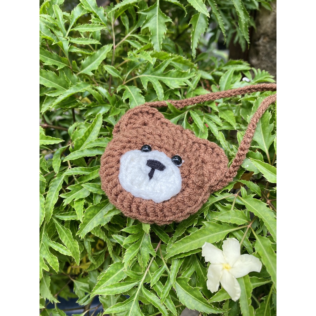 Túi mini đựng xu, túi đựng tỏi cho bé, túi đựng bình an, túi len bàn chân, quà tặng cho bé