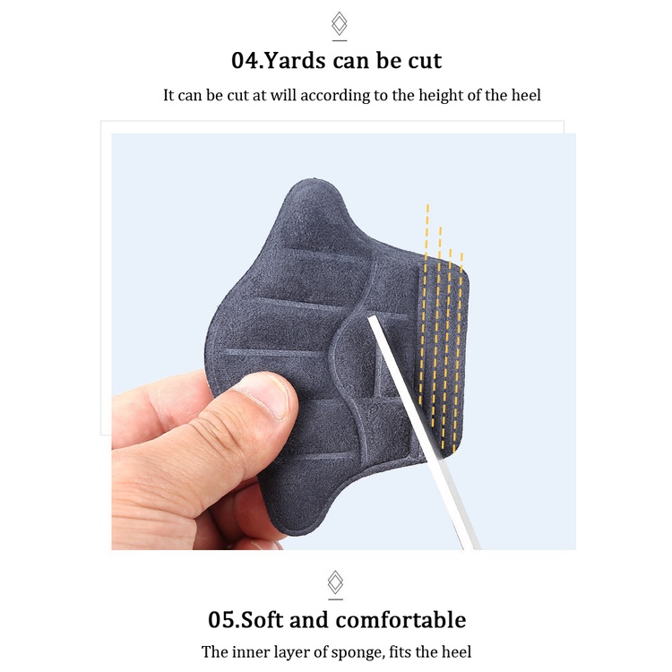 Miếng Dán Gót Giày Thể Thao Chống Mòn Chống Mòn Dùng Để Giảm Đau Và Chống Ma Sát Dành Cho Giày Thể Thao