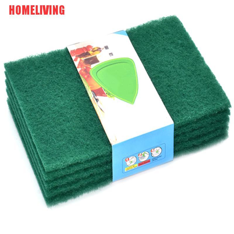 Set 5 Miếng Rửa Chén Màu Xanh Lá Tiện Dụng