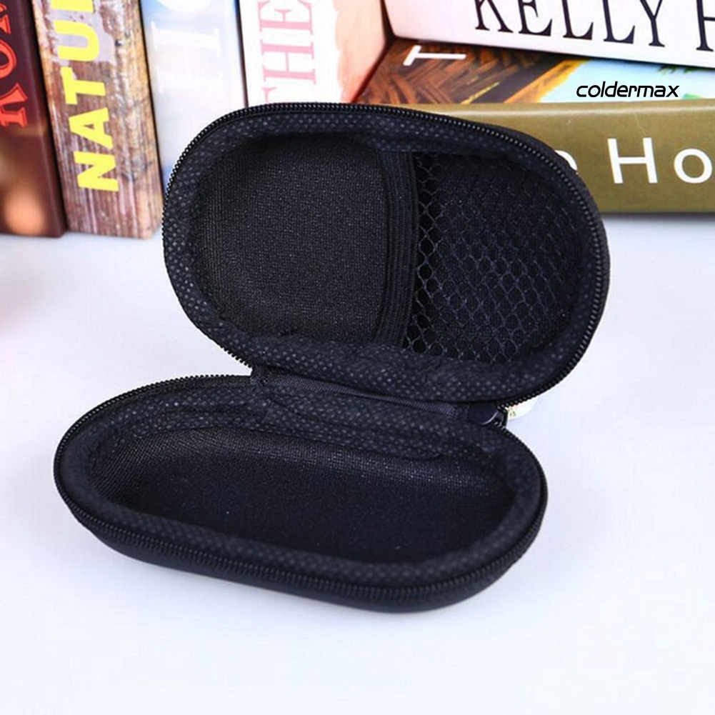 COLD ＊  Portable In Ear Earphone Headphone Storage Bag USB Cable Case Holder Organizer