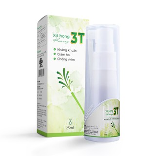 Xịt Họng Keo Ong 3T 25ml Giảm Ho, Đau Rát Họng, Hỗ Trợ Dứt Điểm Viêm Họng, Viêm Phế Quản, Nhiệt Miệng