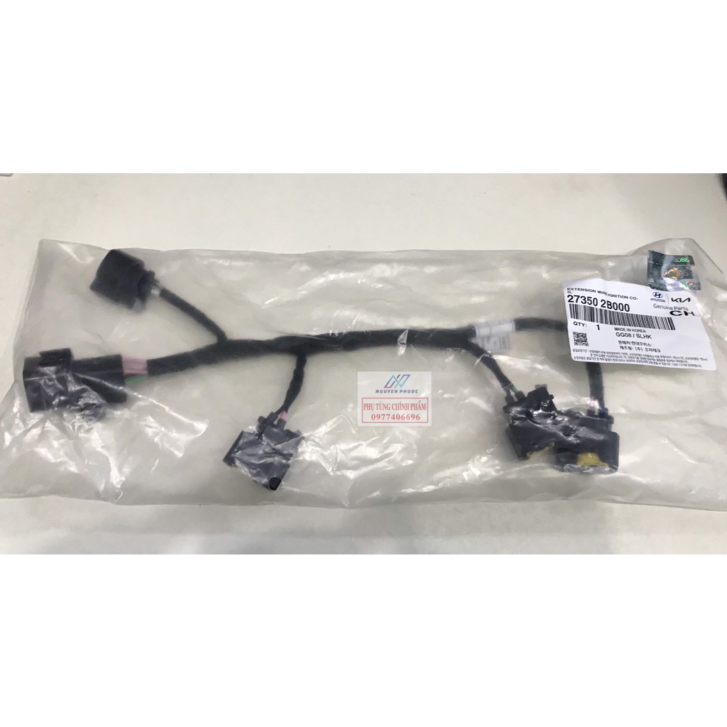 Dây Mobin, Dây Bobin, Dây cao áp  Forte, I30, Avante, Carens 1.6 - Hàng xịn chính hãng:  273502B000