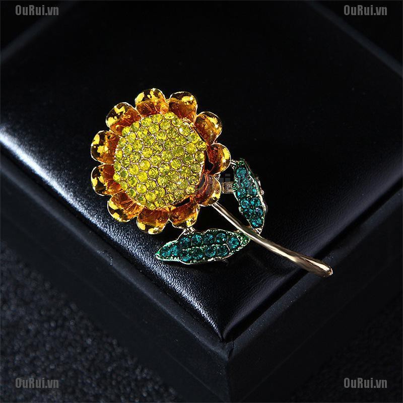 Phụ Kiện Áo Sơ Mi Hình Hoa Hướng Dương Thời Trang