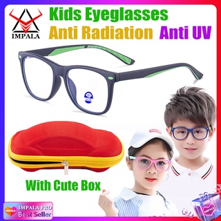 Mắt kính cận gọng đàn hồi chống tia UV400 HD có thể tháo rời cho bé từ 5-12 thumbnail