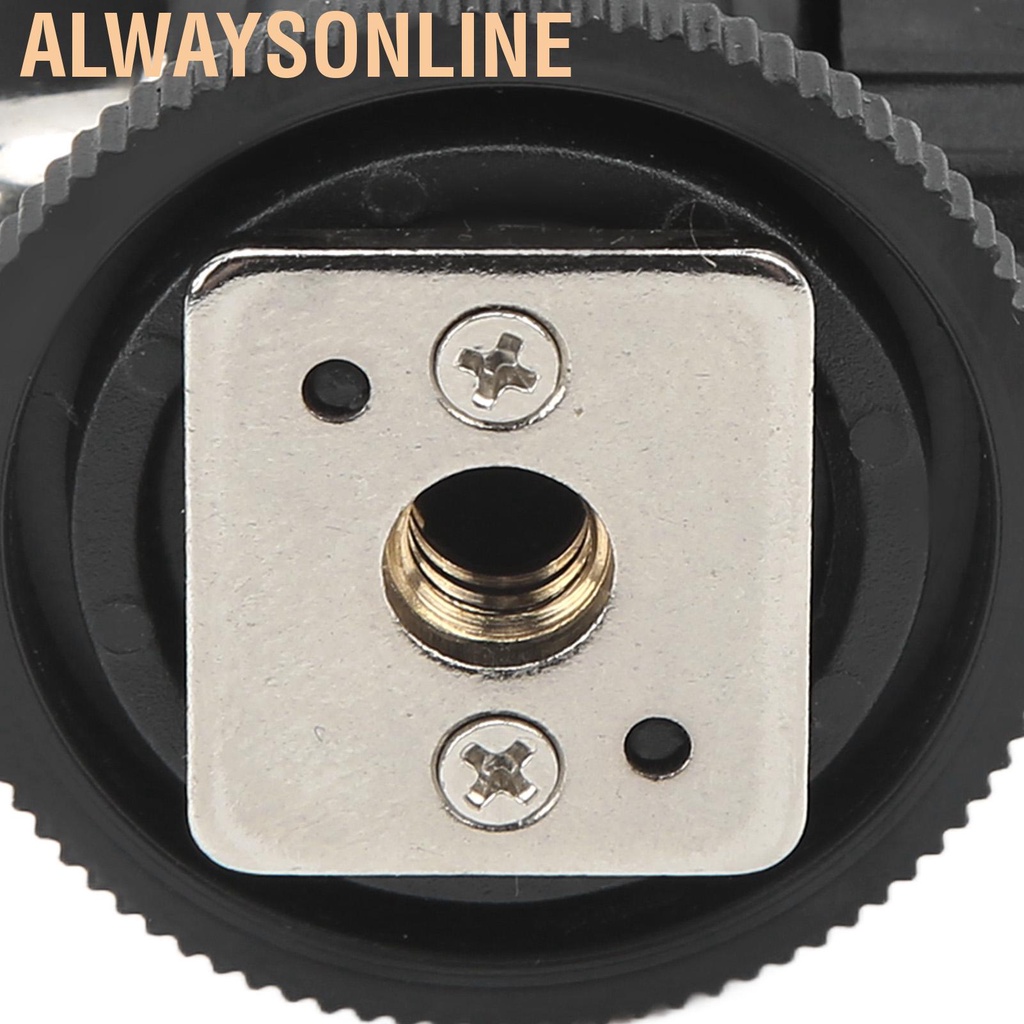Alwaysonline Monitor Ball Head 180 Degrees With Cold Shoe 1/4in Screw