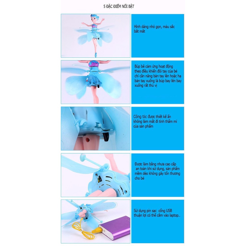 Búp bê cảm ứng biết bay - BX0590