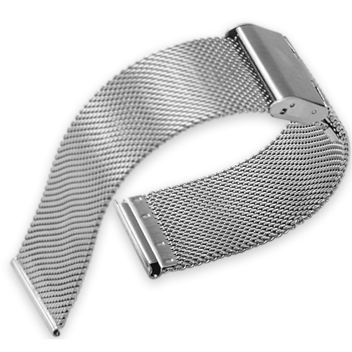 Dây đồng hồ nam lưới thép milan dày 0.8mm size 18mm 20mm 22mm - D1704