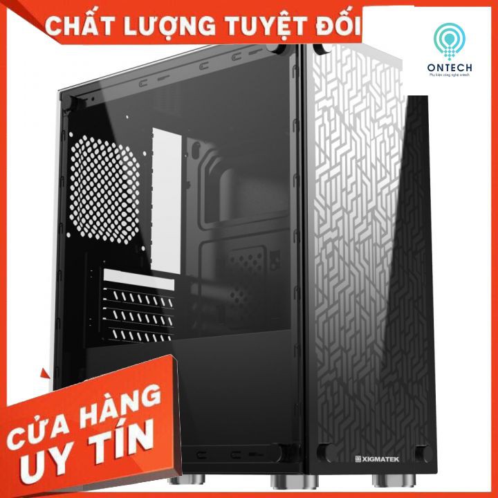 Vỏ case Xigmatek NYX không Fan 2 mặt kính cường lực
