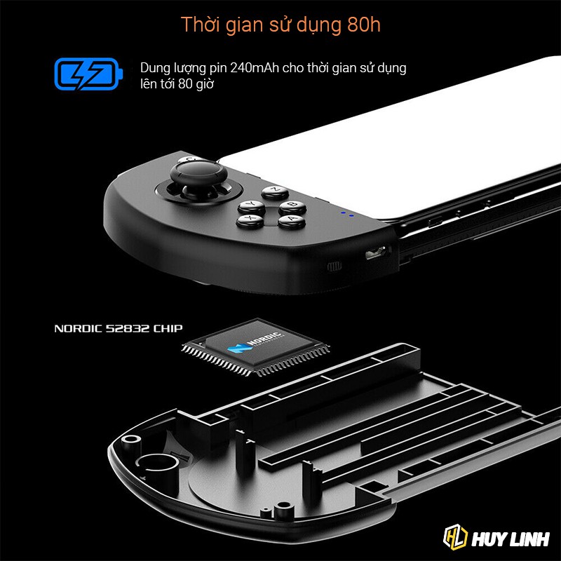 Tay cầm chơi game không dây GameSir G6 / X2 Bluetooth / X2 Type-C / X3 - Hỗ trợ chơi game FPS, MOBA