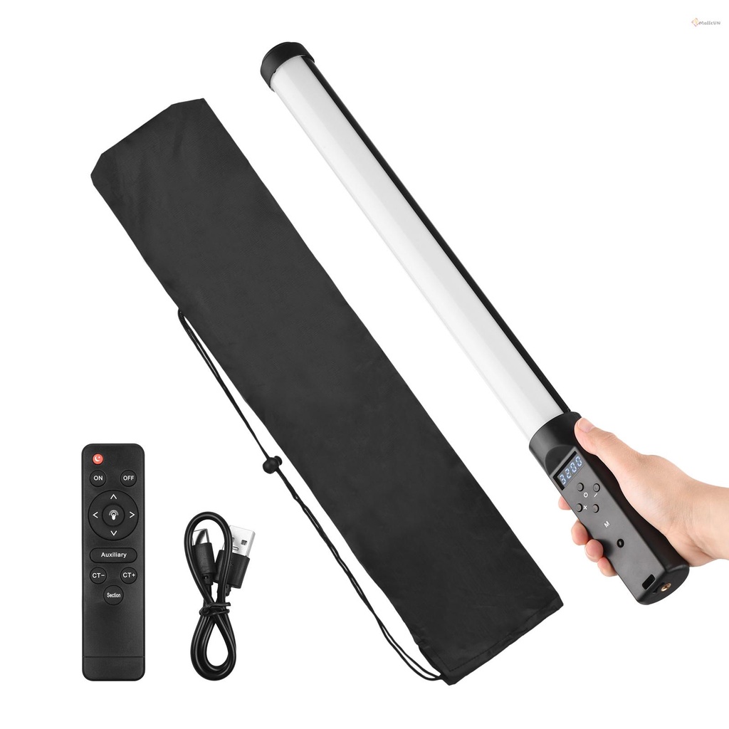 Đèn LED Cầm Tay 3200K-5500K Chạy Pin Kèm Điều Khiển Từ Xa Dùng Để Quay Video/ Live Stream Po T531