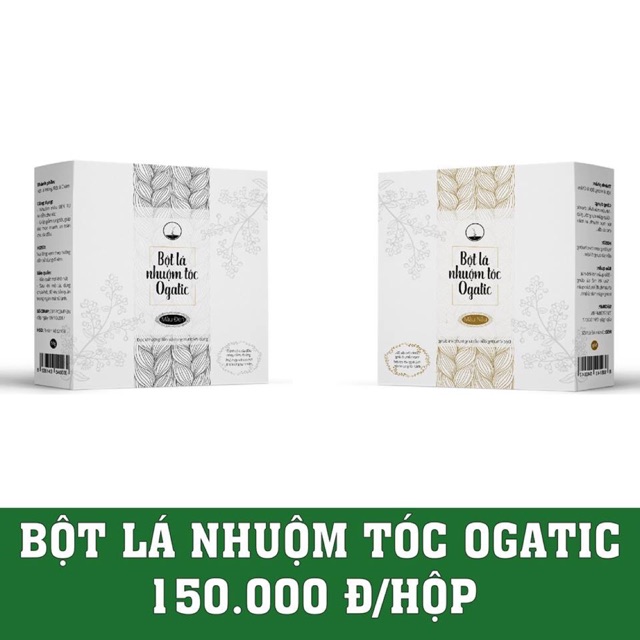 Bột lá nhuộm tóc không hoá chất OGATIc | BigBuy360 - bigbuy360.vn