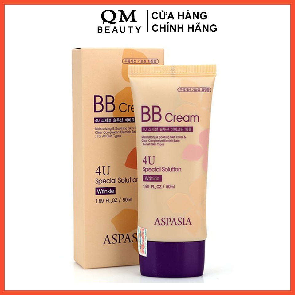 Kem nền Aspasia BB Cream 4U Special Solution Wrinkle kem nền chống nhăn chống nắng | WebRaoVat - webraovat.net.vn