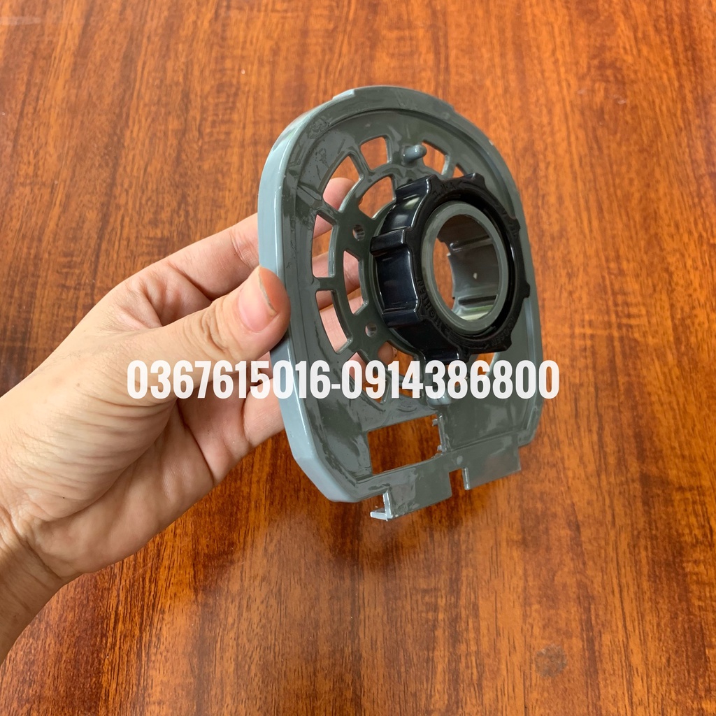 Nắp bầu- Mặt bích chặn lồng quạt Mitsubishi W16, LV16-RC-RD-RG-RH-RK-RL-RM-RN Tặng kèm 1 núm xiết lồng - NB09