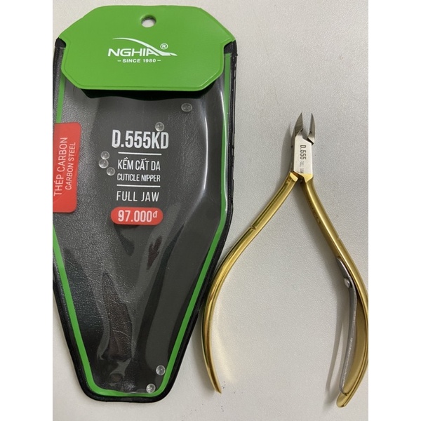 Kềm nghĩa cắt da D555KD,Kìm nghĩa nhặt da D555 không dũa.