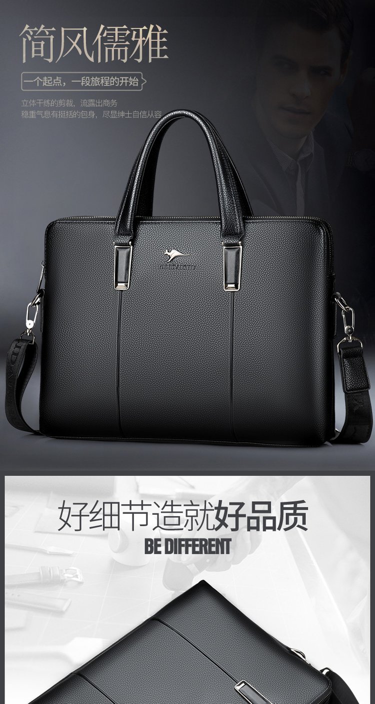 Business Handbag Shoulder Laptop Notebook Bag Multifunction Leather business handbag Office backpack | WebRaoVat - webraovat.net.vn