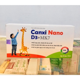 Canxi nano d3+mk7 - bổ sung calci, vitamin d3 cho cơ thể