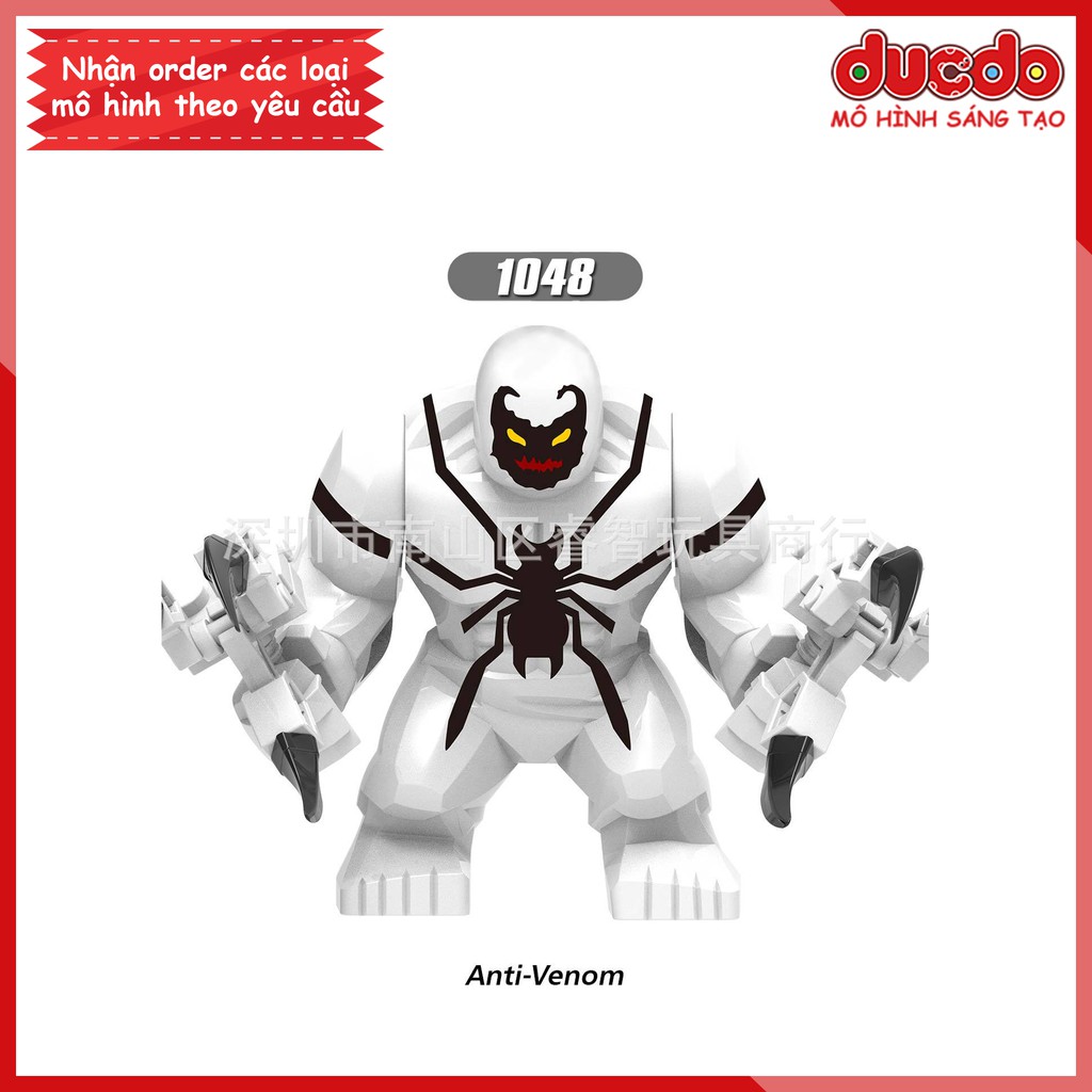 Bigfig Anti Venom - Siêu anh hùng Dị nhân Super Hero - Đồ chơi Lắp ghép Xếp hình Mini Minifigures Big fig Marvel - X1048
