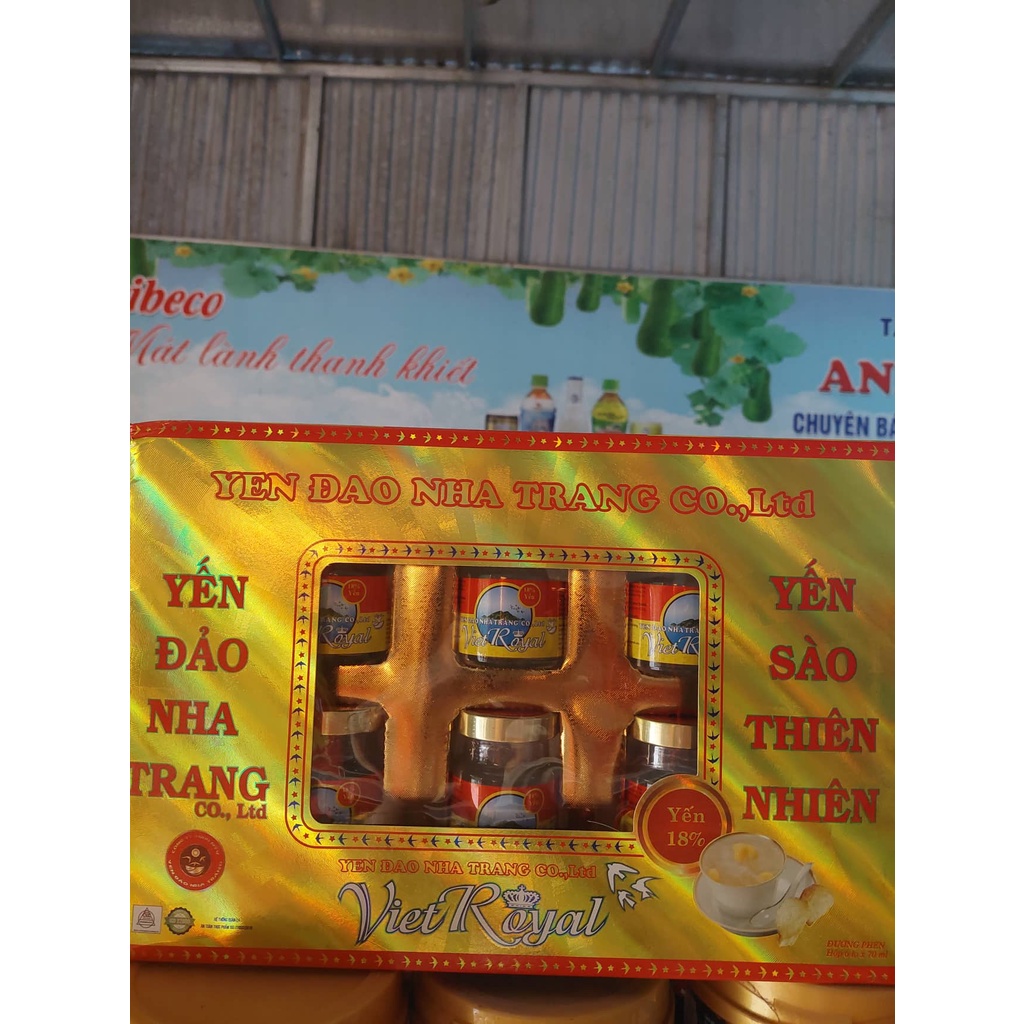 Hộp Yến Sào Nha Trang Khánh Hòa 6 lọ * 70ml