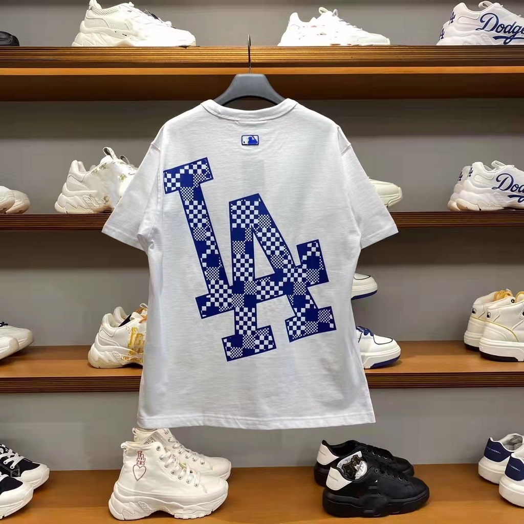 Áo Thun Tay Ngắn In Chữ NY 2022 MLB Phong Cách Đường Phố Cá Tính Cho Nam Và Nữ