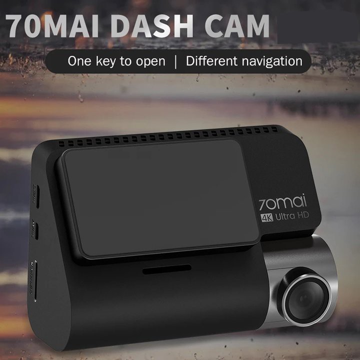 Camera hành trình ô tô thương hiệu Xiaomi 70mai, Bản Quốc Tế cao cấp A800S, 4K, Wifi