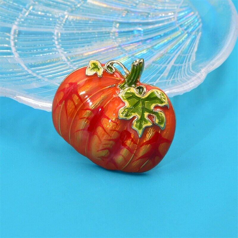 Ghim Cài Áo Hình Bí Ngô Halloween Ngộ Nghĩnh Mới