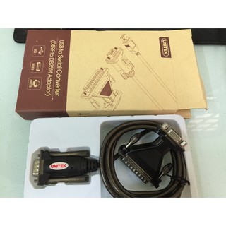 Cáp chuyển từ USB ra COM RS232 UNITEK Y-105A