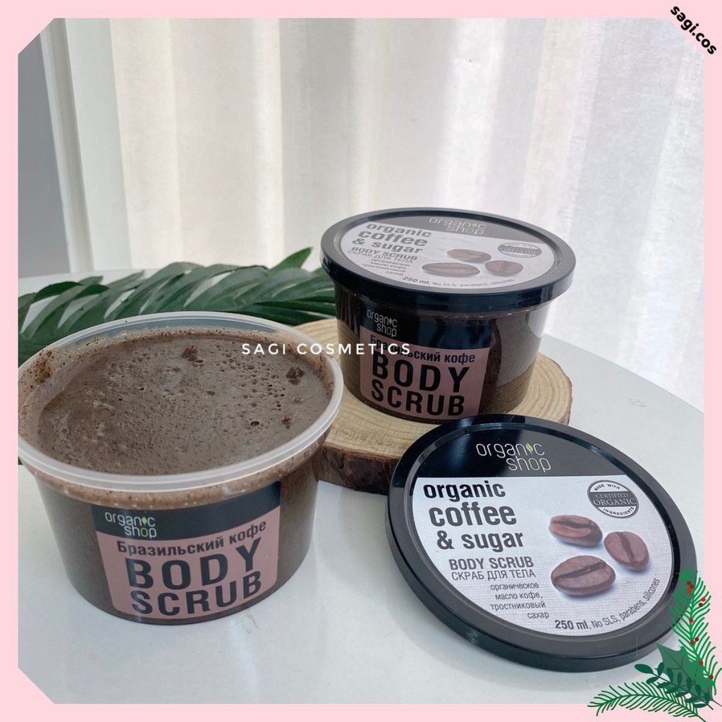 Tẩy Da Chết Toàn Thân Organic Shop Sugar Body Scrub