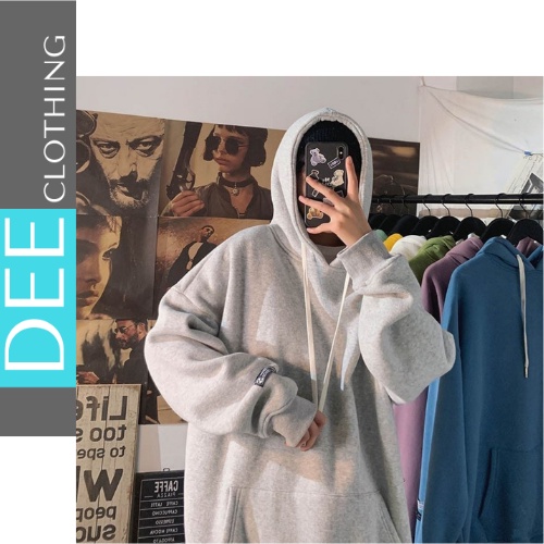 Áo Nỉ Hoodie Trơn Phong Cách Hàn Quốc Unisex Áo Đôi Nam Nữ HD271