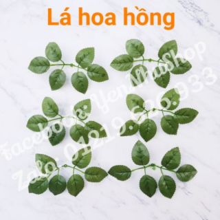 100g gam lá hoa hồng giả (hơn 70 lá)