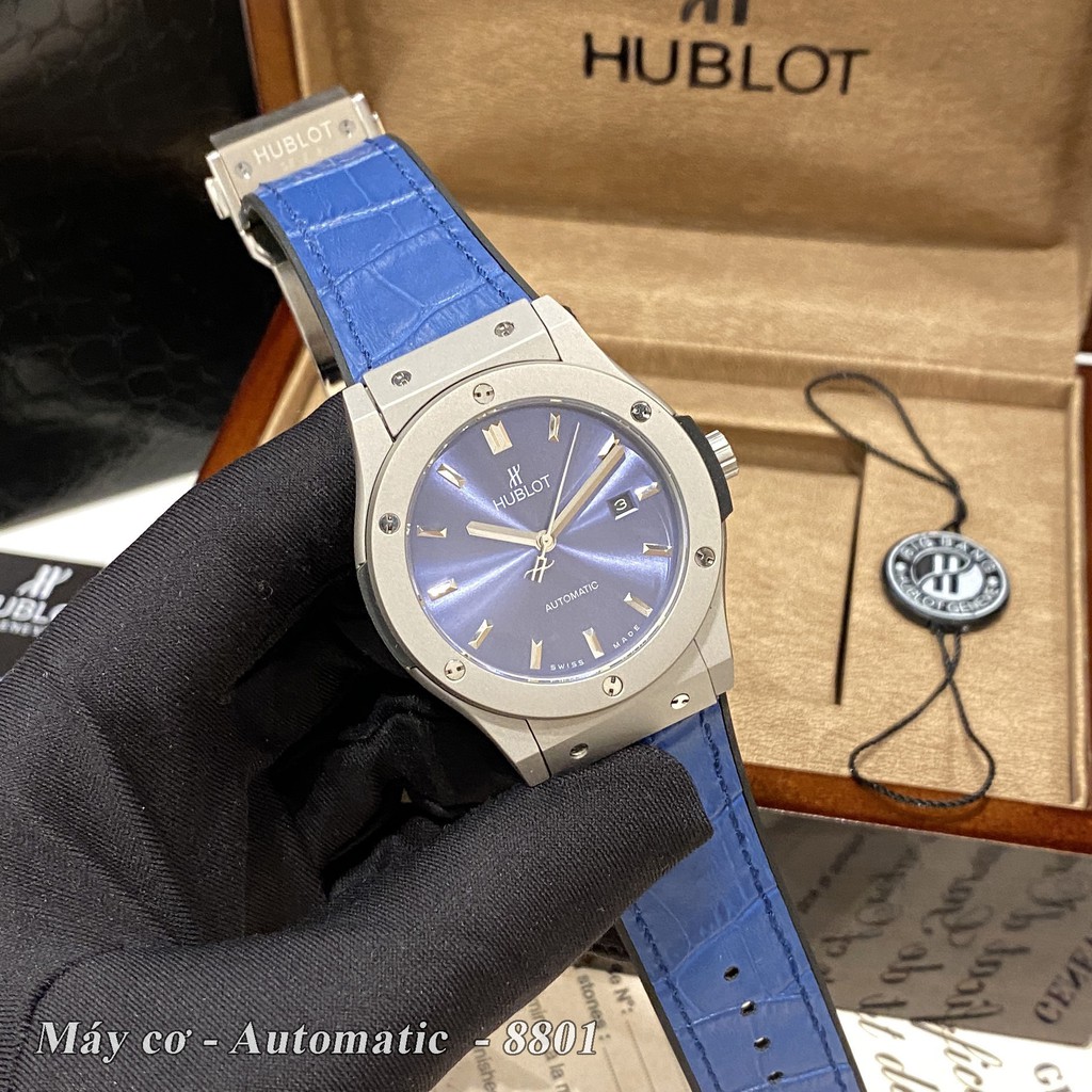 [Máy cơ] Đồng hồ nam Hublot máy cơ cao cấp chống nước, máy nhật xịn bảo hành 24 tháng | BigBuy360 - bigbuy360.vn