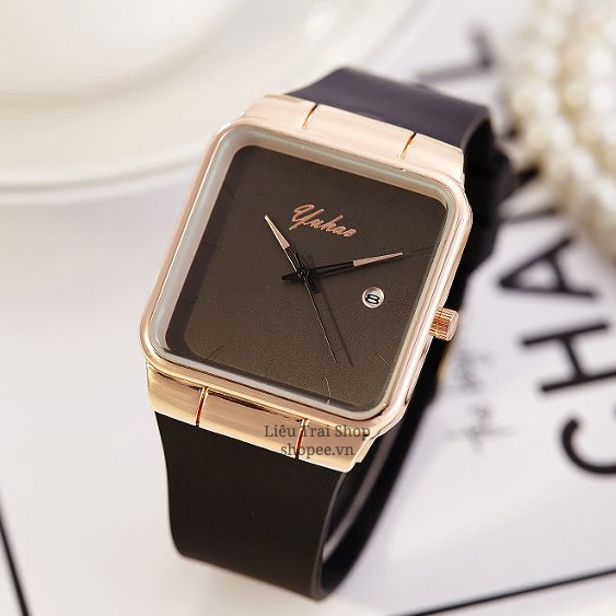 Đồng hồ nữ mặt vuông thời trangYUHAO