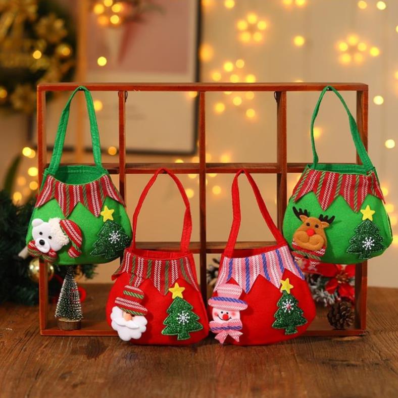 NOEL - Túi đeo đựng kẹo và quà tặng Noel